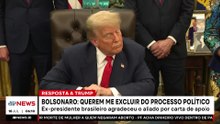 Bolsonaro diz que querem excluir ele do processo político