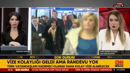 Türk vatandaşları kademeli vize | Randevu yoksa vize nasıl alınacak?