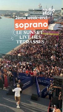 Soprano en live à Marseille ? C’est pas un rêve, c’est Sunset Live des Terrasses 🌞🎤 #soprano #sunsetlive #concert #live