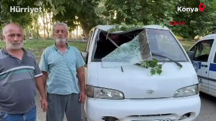 Konya'da ağacın kırılan dalı, piknik yapanların üzerine düştü: 11 yaralı