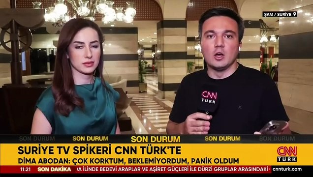 İsrail bombalarken canlı yayında olan Suriye TV spikeri CNN TÜRK'e konuştu