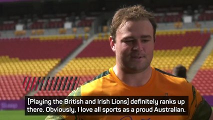 Playing the Lions is the biggest sporting event in Australia - Wilson