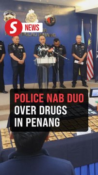 Penang cops nab duo for processing and packaging drugs
