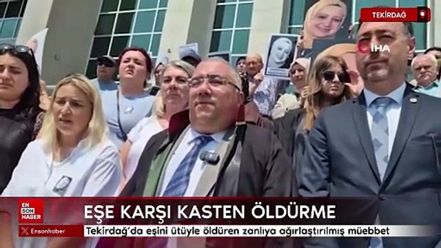Tekirdağ'da eşini ütüyle öldüren zanlıya ağırlaştırılmış müebbet