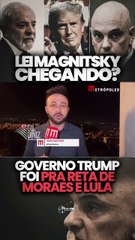 Lei Magnistky chegando? Governo Trump foi pra reta de Moraes e Lula