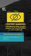 'Dad and mom are dying'_ 10-year-old child’s cry after Israeli strike on Qabrikha, #Lebanon