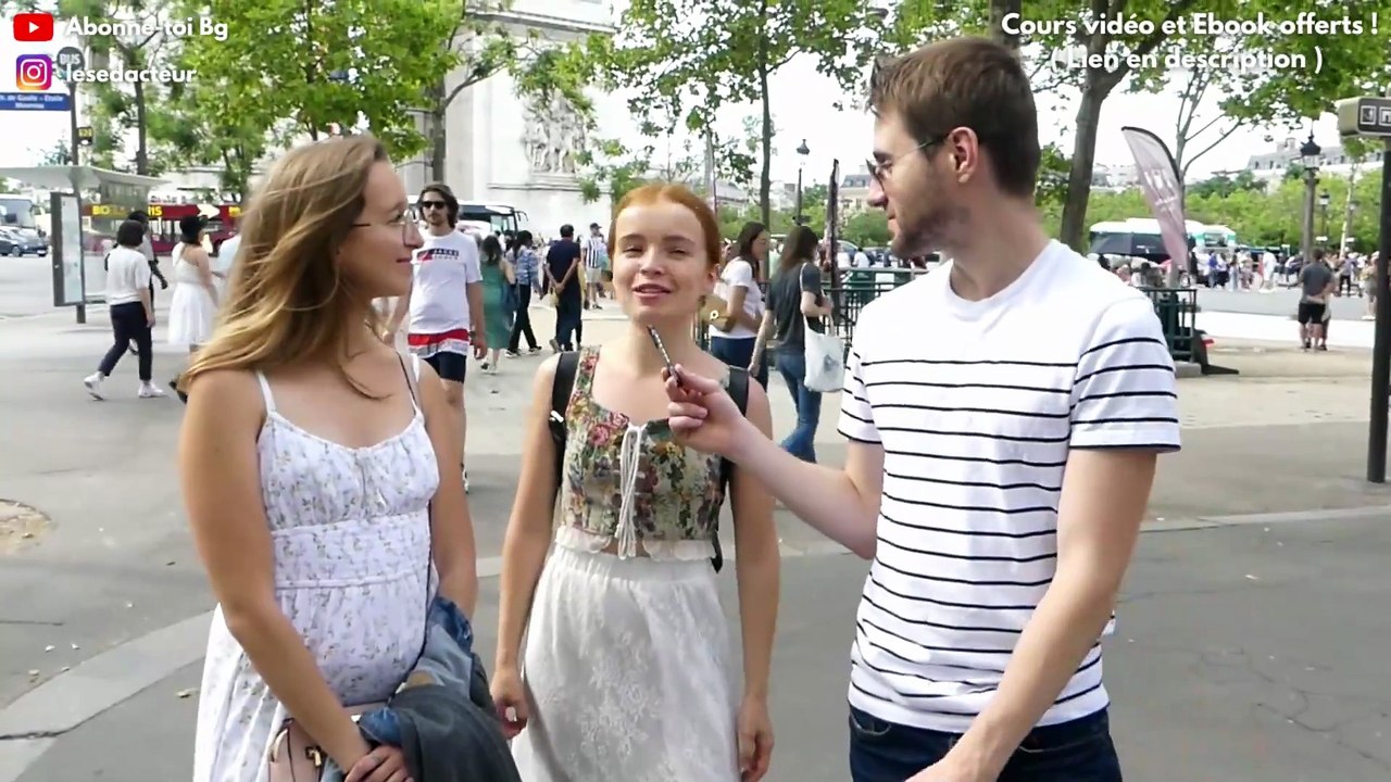 Séduction : Pourquoi les femmes n'abordent quasiment pas les hommes en France  ? (Micro trottoir)