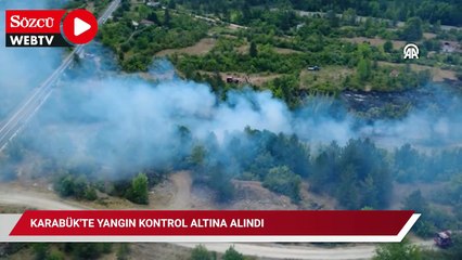 Karabük'te yangın kontrol altına alındı