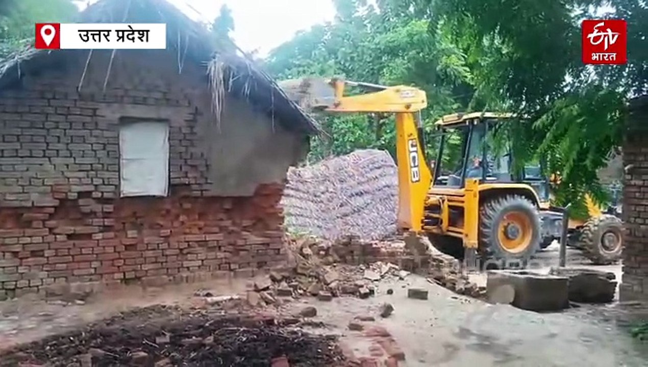 बस्ती में गरजा बुलडोजर; परी हत्याकांड के आरोपी...