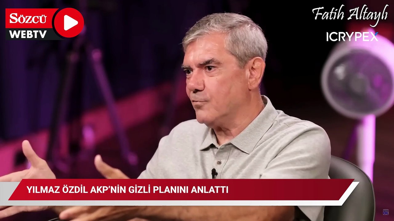 Yılmaz Özdil AKP’nin gizli planını anlattı