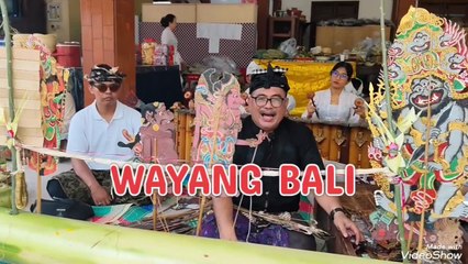 WAYANG BALI. Balinese Puppet Show
