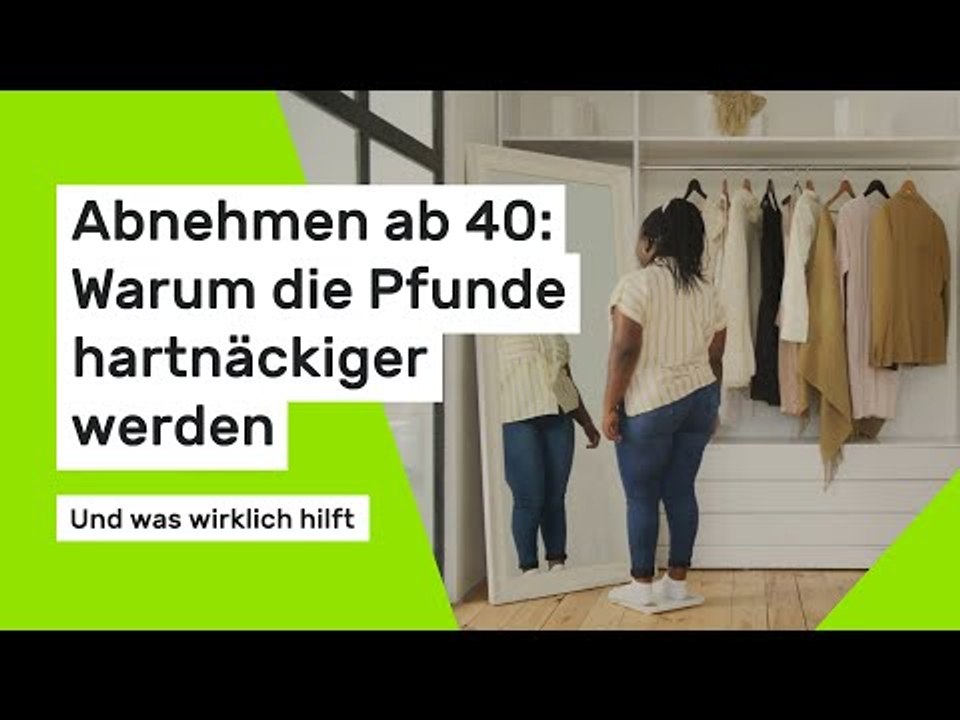 Abnehmen ab 40: Warum die Pfunde hartnäckiger werden - und was wirklich hilft