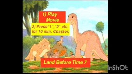 Opening To The Land Before Time VII : The Stone Of Cold Fire 2001 VCD (MY/SG)
