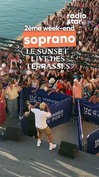 Soprano fait danser le public des Sunset Live des Terrasses #soprano #sunsetlive #concert #live