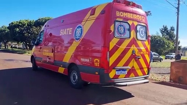 Adolescente sofre fraturas e confusão mental após colisão entre carro e moto em Sede Alvorada