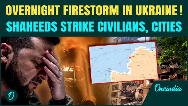 Ukraine Burns Overnight: Deadly Russian Shaheed Drones Hit Homes, Schools, and Nova Poshta Hub