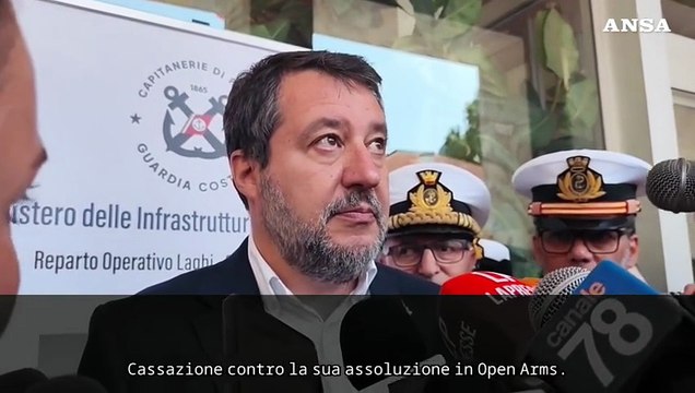 Salvini: Su Open Arms c'e' chi non si rassegna, andiamo avanti