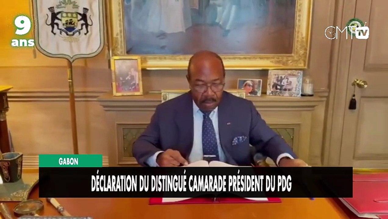 [#Déclaration] Gabon : déclaration du Distingué camarade président du PDG