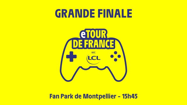 Grande finale du eTour de France 2025 avec LCL !
