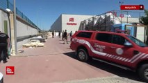 Malatya'da akrilik plaka fabrikasında patlama meydana geldi