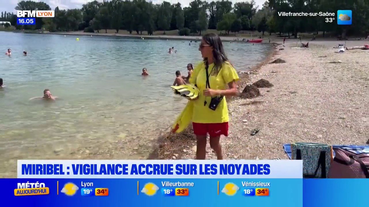 Miribel : vigilance accrue sur les noyades