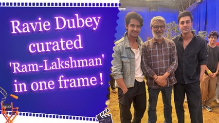 Ravie Dubey shares picture with Ranbir Kapoor, Nitesh Tiwari from ‘Ramayana’ set