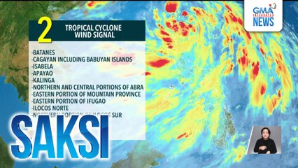 Bagyong Crising, napanatili ng ang lakas habang dumaraan malapit sa Santa Ana, Cagayan | Saksi