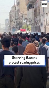 Starving Gazans protest soaring prices