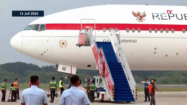 Detik-Detik Presiden Prabowo Tiba di Indonesia Usai Kunker ke Luar Negeri, Disambut Wapres Gibran