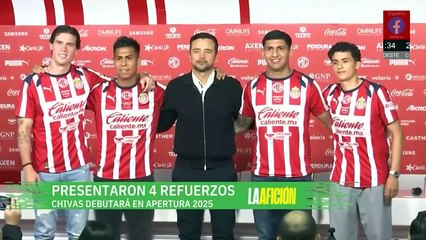 Chivas reorganiza su cantera y presenta a 4 nuevos refuerzos