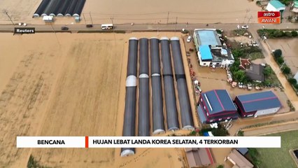 Hujan lebat landa Korea Selatan, 4 terkorban