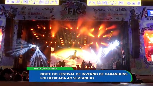 Festival de Inverno de Garanhuns atrai multidão com noite dedicada ao sertanejo: retorno emocionante de artistas consagrados