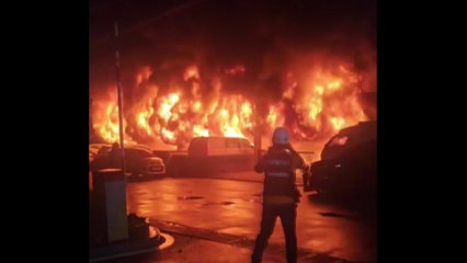 "번쩍하더니 활활"...CCTV로 재구성한 광명 아파트 화재 / YTN