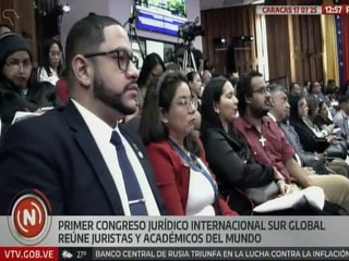 Caracas | Desarrollado primer Congreso Jurídico Internacional Sur Global en la sede del TSJ