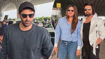 Mumbai Airport: Aashiqui Boy Aditya Roy Kapur & Music Lord Himesh Reshammiya With Wifey Spotted!