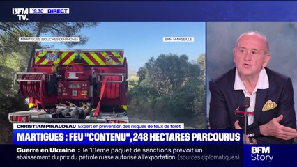 Story 6 : Martigues, le feu "continu" mais pas fixé - 18/07