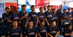 Selección U12 de Panamá equipada para el Mundial de Béisbol en Taiwán