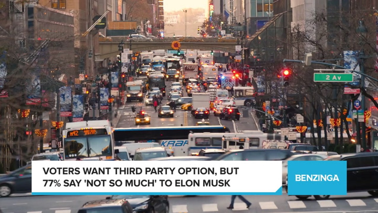 Voters Want Third Party Option, But 77% Say 'Not So Much' To Elon Musk