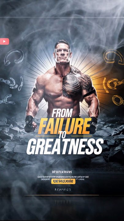 The best motivational advice from wwe champion. John cena