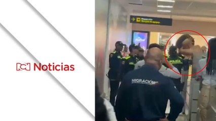 VIDEO | Estadounidense borracho acabó con cubículo de migración en aeropuerto de Cartagena