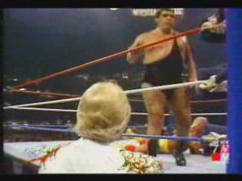 Wrestlemania III Hulk Hogan vs Andre The Giant