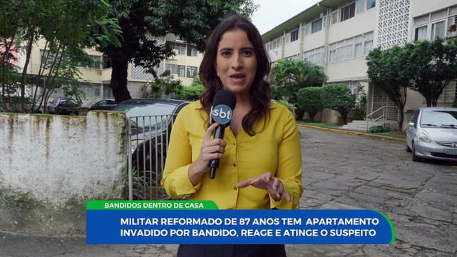 invasão domiciliar frustrada: militar idoso reage a assalto à mão armada e fere invasor na avenida conselheiro rosesilva