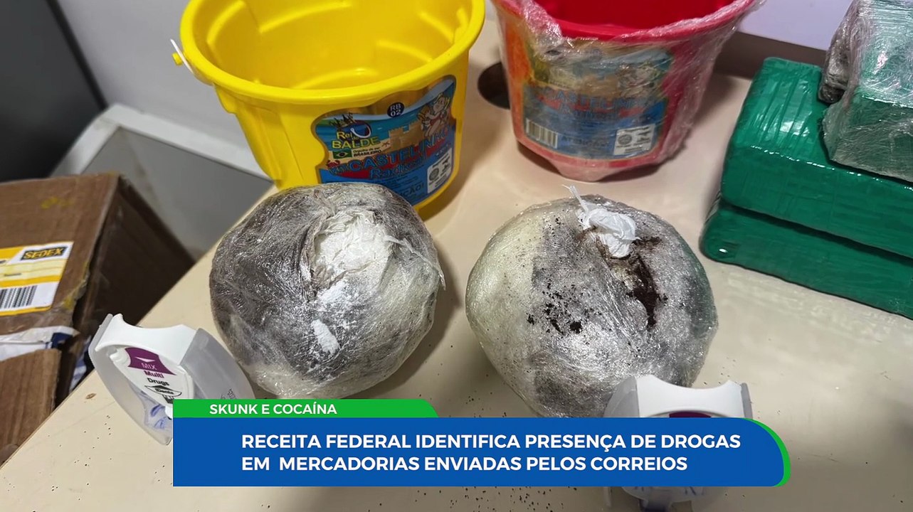 fiscalização da receita federal revela tráfico de drogas em encomendas dos correios no Recife