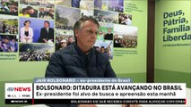 Bolsonaro sobre processo no STF: “Ditadura está avançando no Brasil”