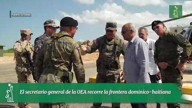 El secretario general de la OEA recorre la frontera dominico-haitiana
