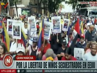 Venezuela respalda al Pdte. Maduro en la lucha por la liberación de niños secuestrados en EE. UU.