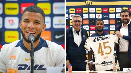 Pedro Vite, nuevo refuerzo de Pumas, ya viste con los colores azul y oro