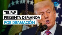 Trump presenta demanda por difamación a Dow Jones, News Corp, Rupert Murdoch y periodistas del WSJ