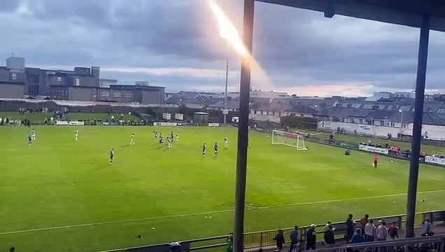 Liam Boyce completes his hat-trick against Treaty