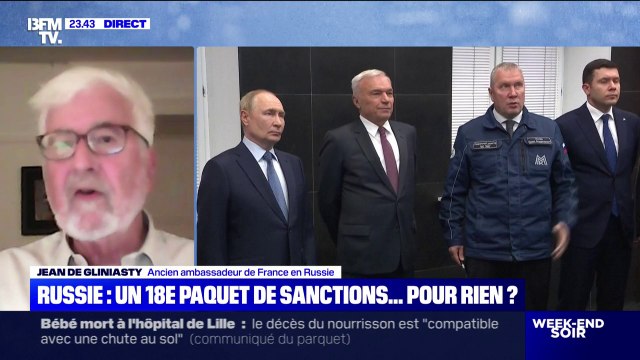 Guerre en Ukraine: Les sanctions économiques ont de l'effet (...) sauf que ça n'a aucune efficacité politique , Jean de Gliniasty, ancien ambassadeur de France en Russie